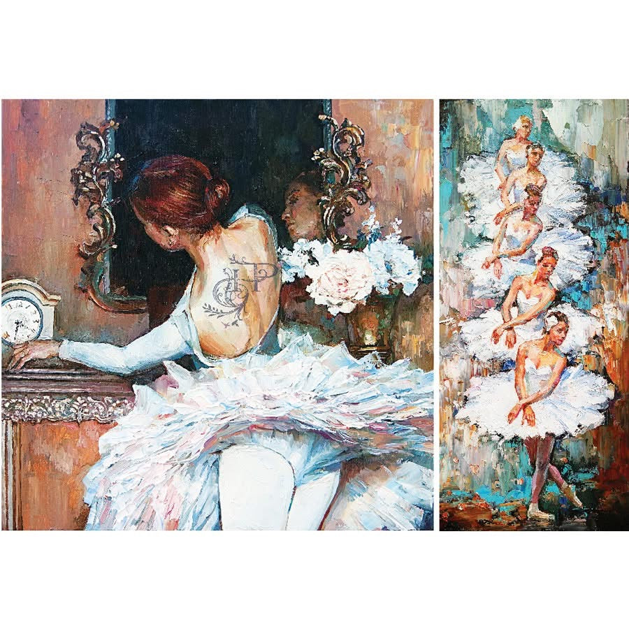 Hokus Pokus Decor Weave - Giselle & Prima Balerina Decor - Weave; 2 Designs on 1 sheet