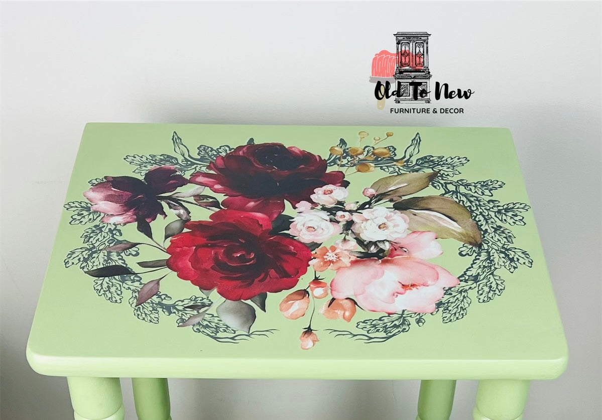 Refinished Furniture; End Table, Old to New Furniture & Decor