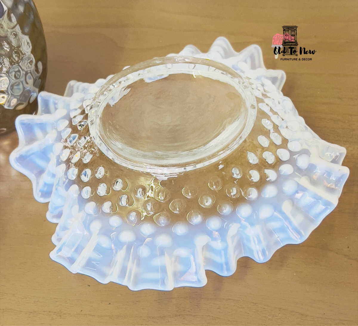 Fenton Hobnail Candy Dish; Old to New Furniture & Decor; Mississauga, Canada