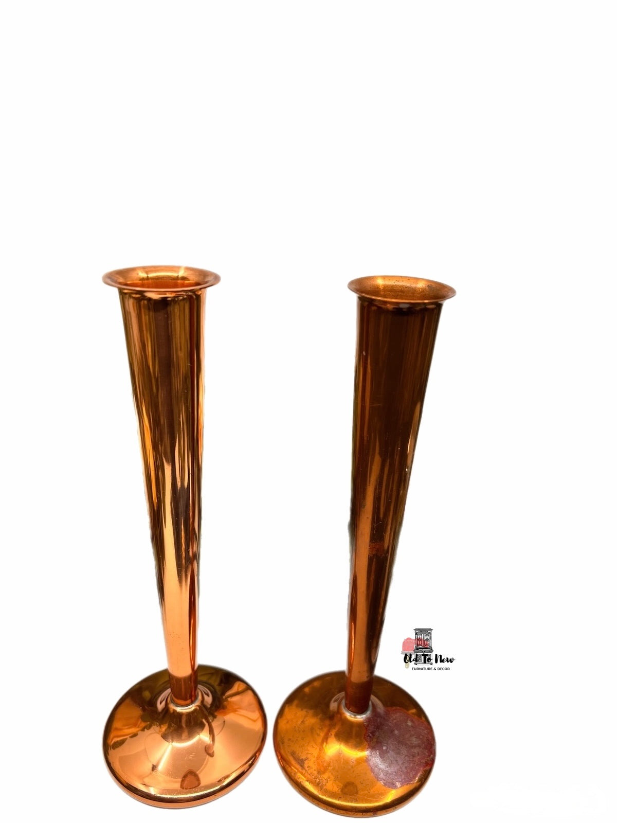 Vintage Coppercraft Guild 8" Taper Candlestick Holders (Pair)
