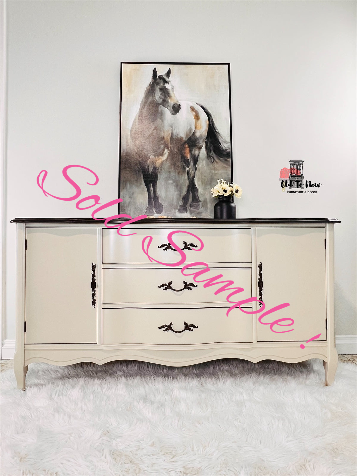 Large Sideboard Available, French Provincial; Choose A Paint Color and Customize This Sideboard