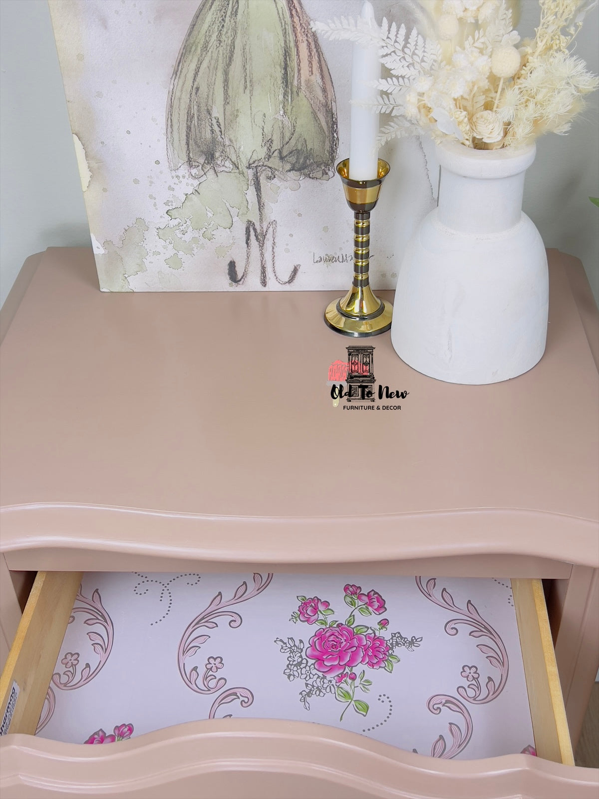 Vintage Nightstand; Old to New Furniture & Decor