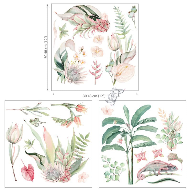 Hokus Pokus Petite Transfer - Tropical Bliss – 3 Sheets