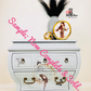 Gorgeous Antique Bombe Chest Night Stand; Choose Paint Color and Customize This End Table