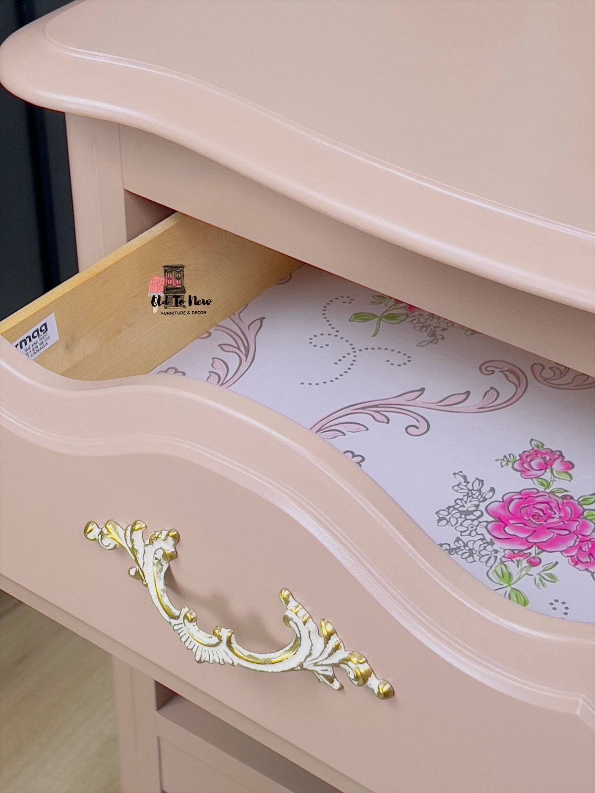 Blush Pink Furniture, Cottage Core Bedroom Decor; Old to New Furniture & Decor, Toronto, Canada