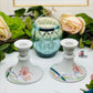 Vintage Porcelain Candle Holder, Old to New Furniture & Decor