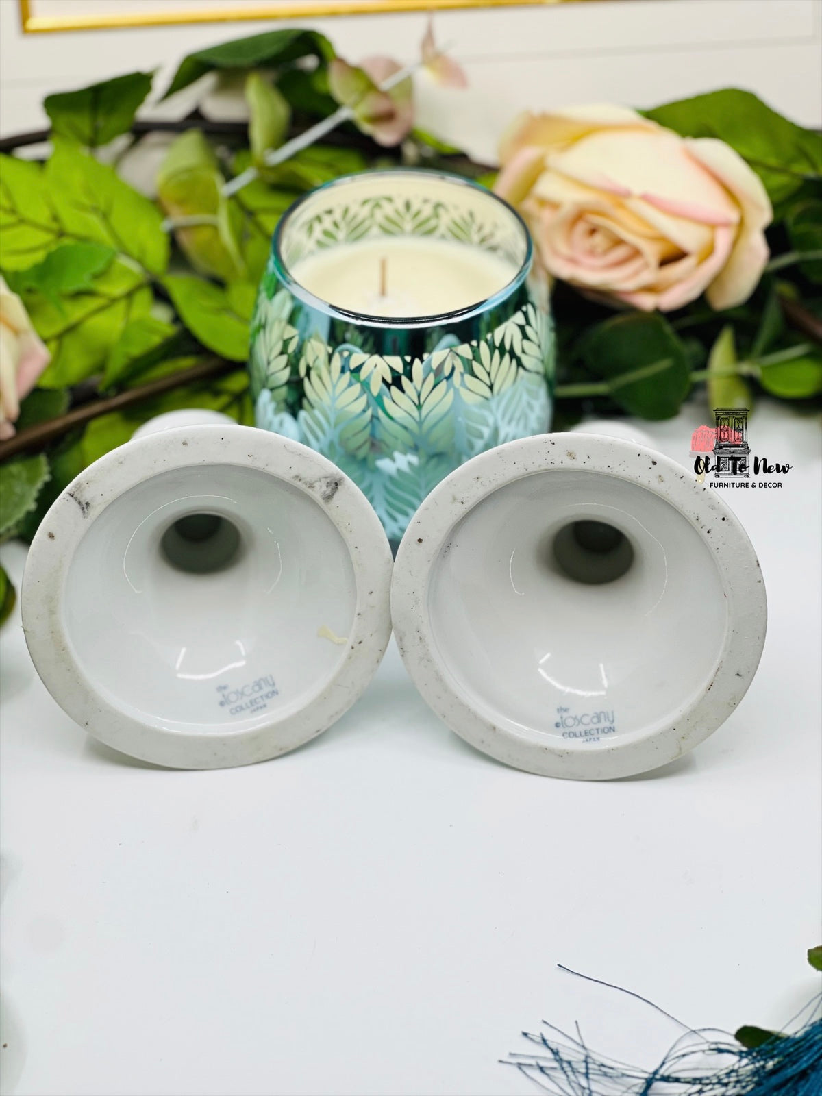 Ceramic Candle Holder; Old to New Furniture & Decor