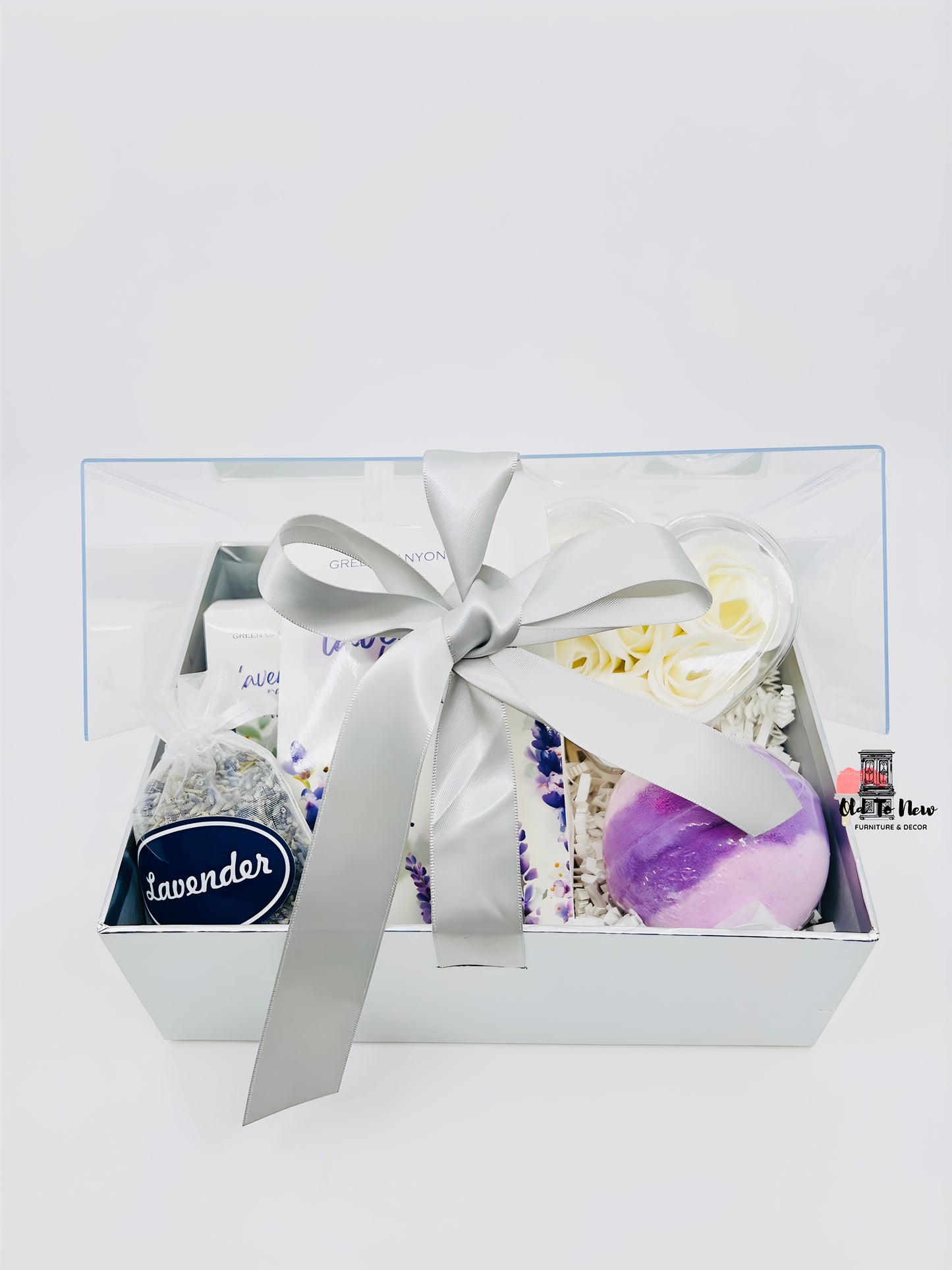 Lavender Spa Gift Set, Housewarmig Gift, Birthday Gift,  Mothers Day Gift, Hostess Gift, A gift for her, Old to New Furniture & Decor