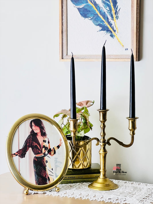 Gorgeous 3 arm golf Candelabra home decor