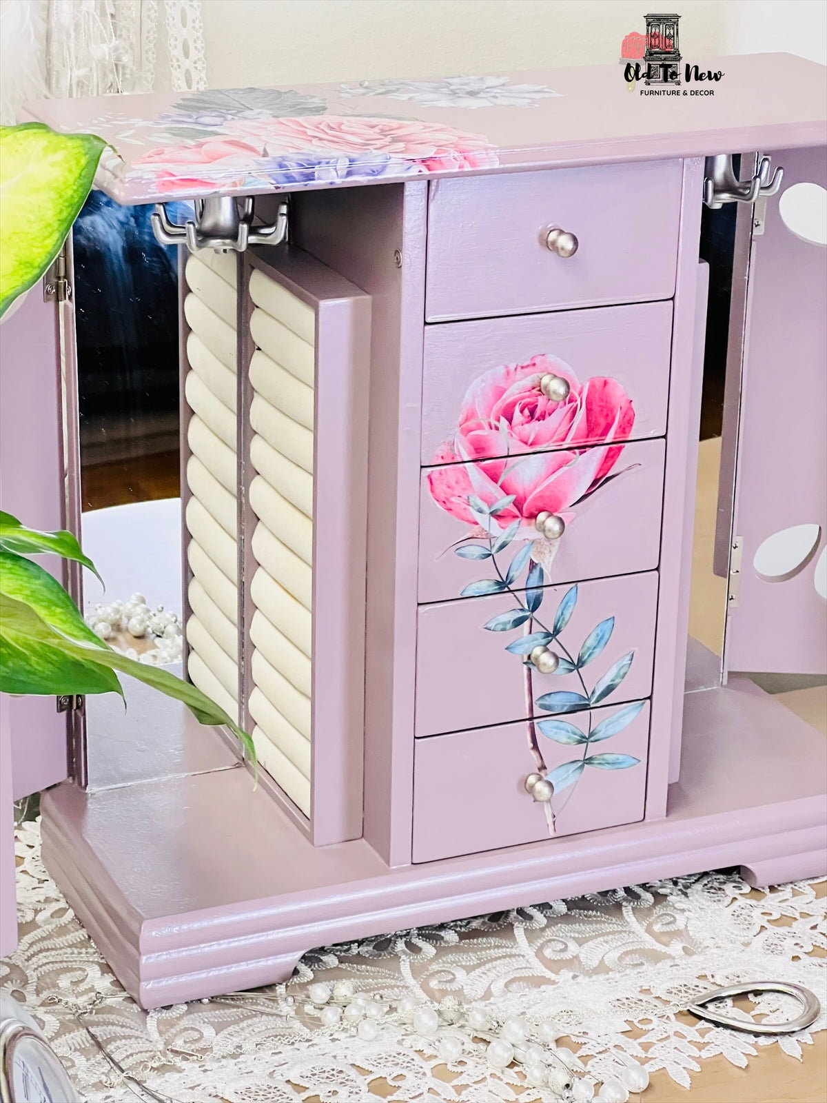 5 Drawer Jewelry Box; old to new furniture & decor