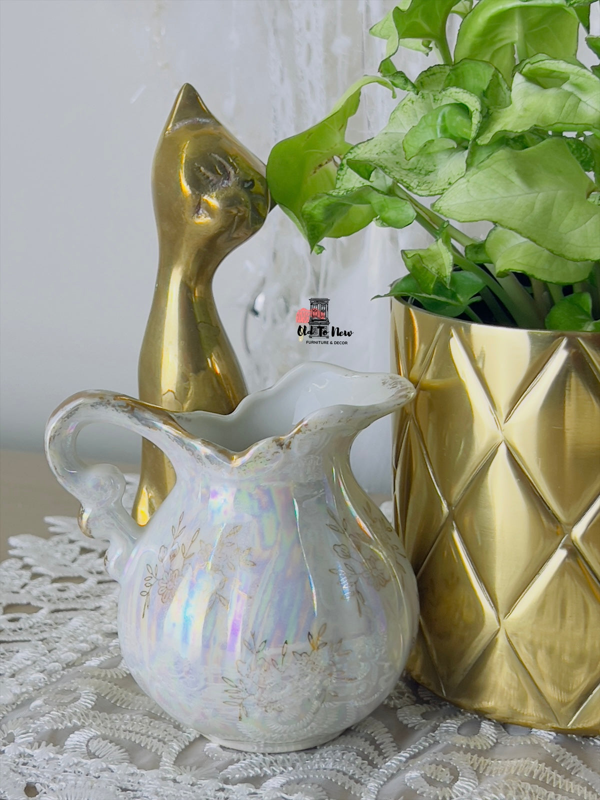 Creamer milk jug , Lefton China. Old to New Furniture & Decor, Mississauga Canada