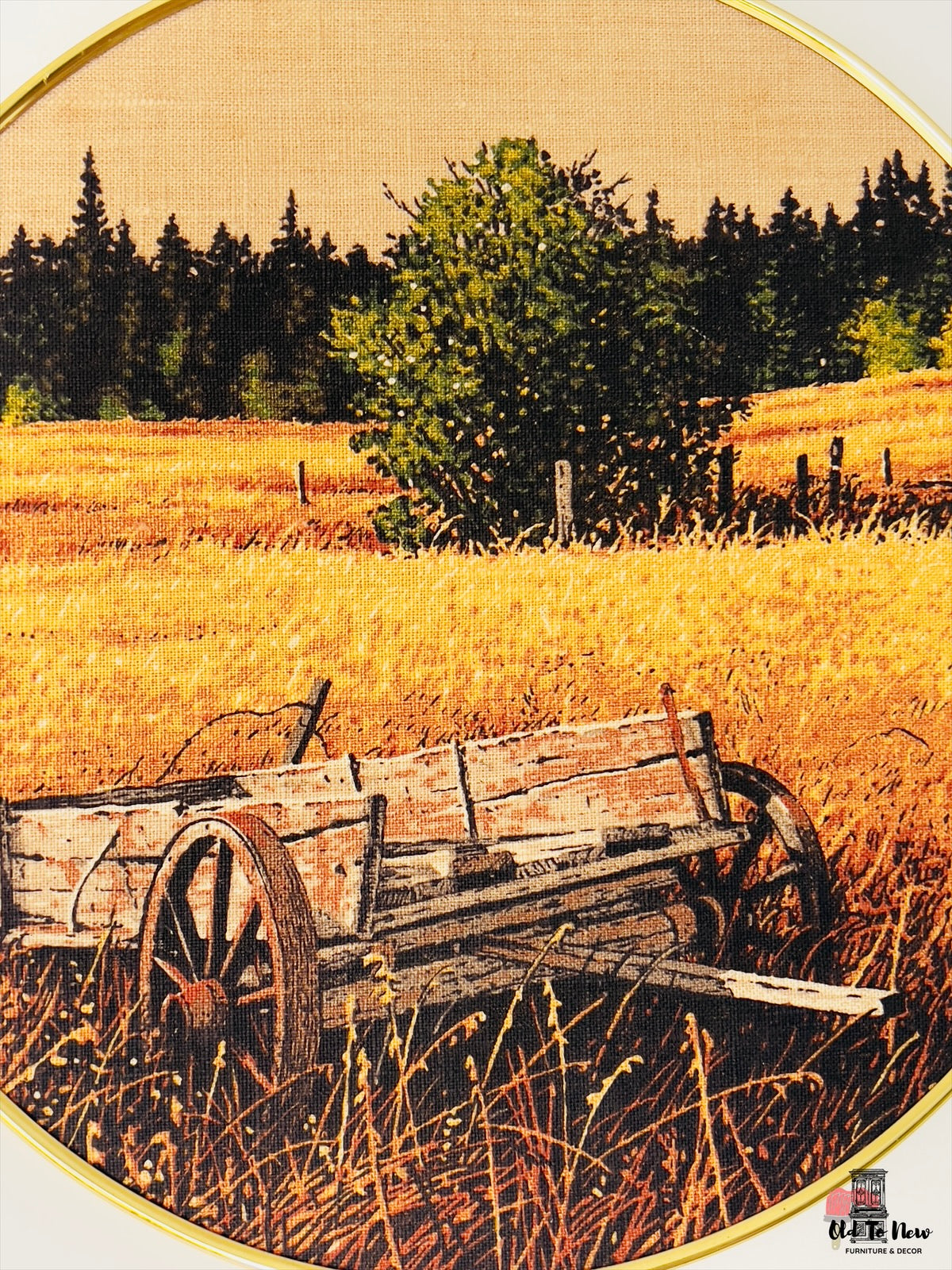Wagon Farm Landscape Wall Decor, Old to  New Furniture & Decor, Canada