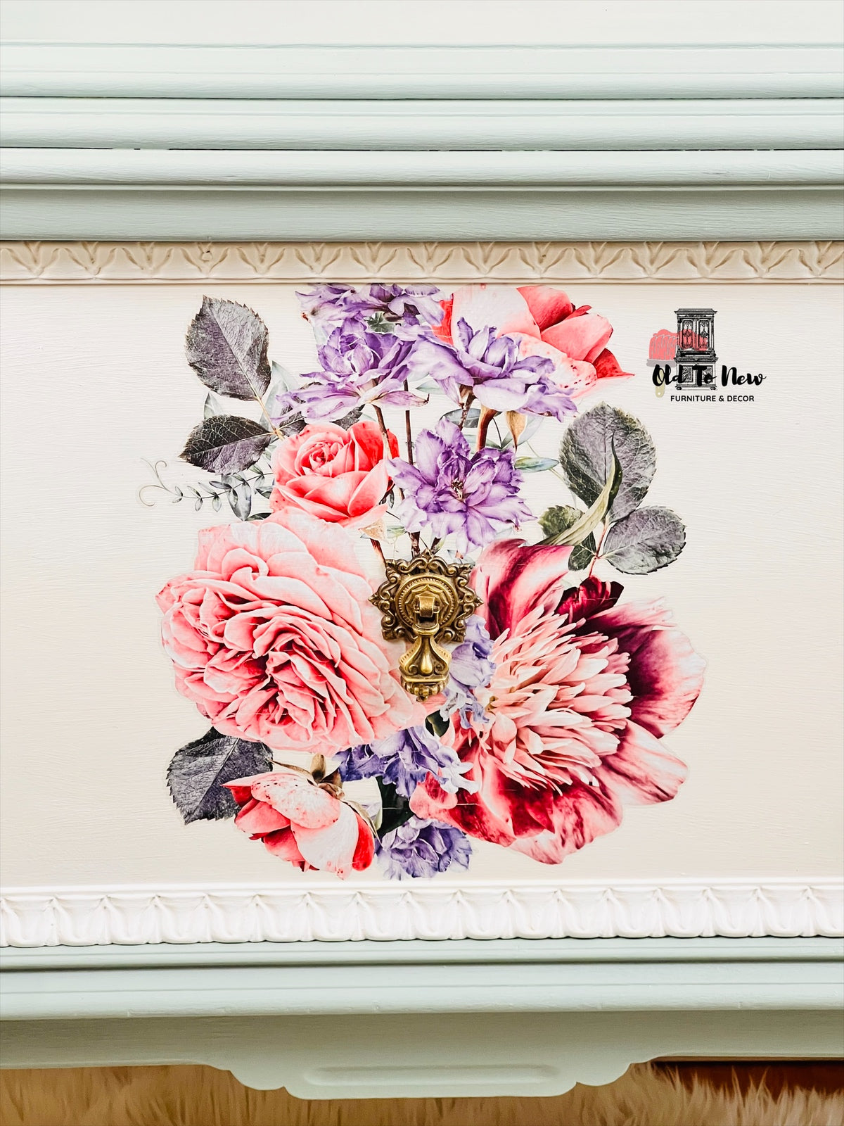Hokus Pokus Le Bouquet Floral Transfer Retailer ; Old to New Furniture & Decor