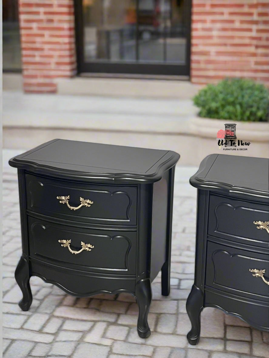 Unfinished Antique French Provincial End Tables; Choose Your Color and Customize These End Tables