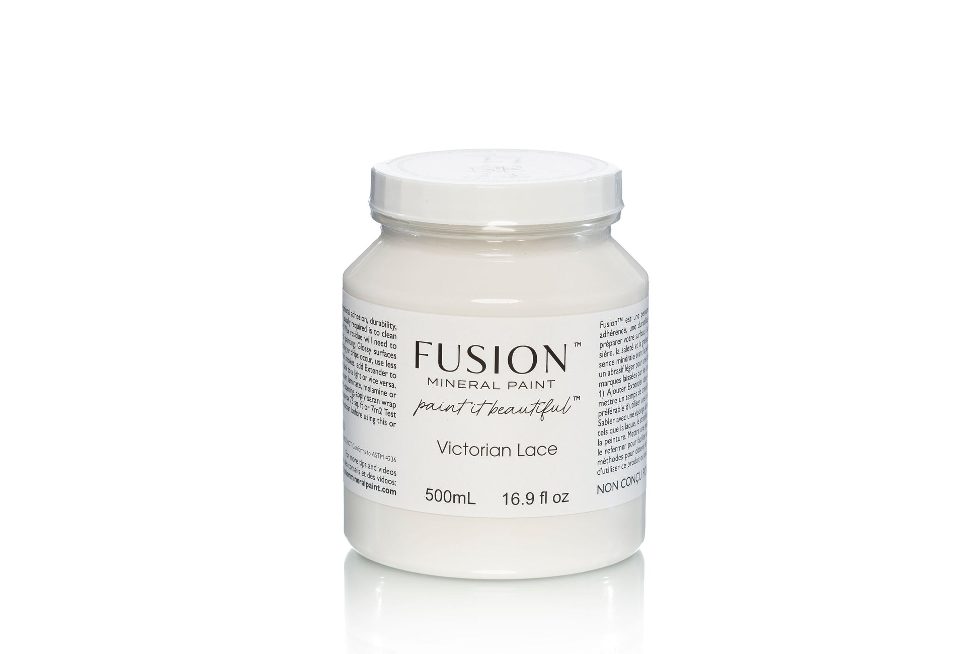 Victorian Lace Fusion Mineral Paint, Multi-tone White  Paint| 500ml Pint Size