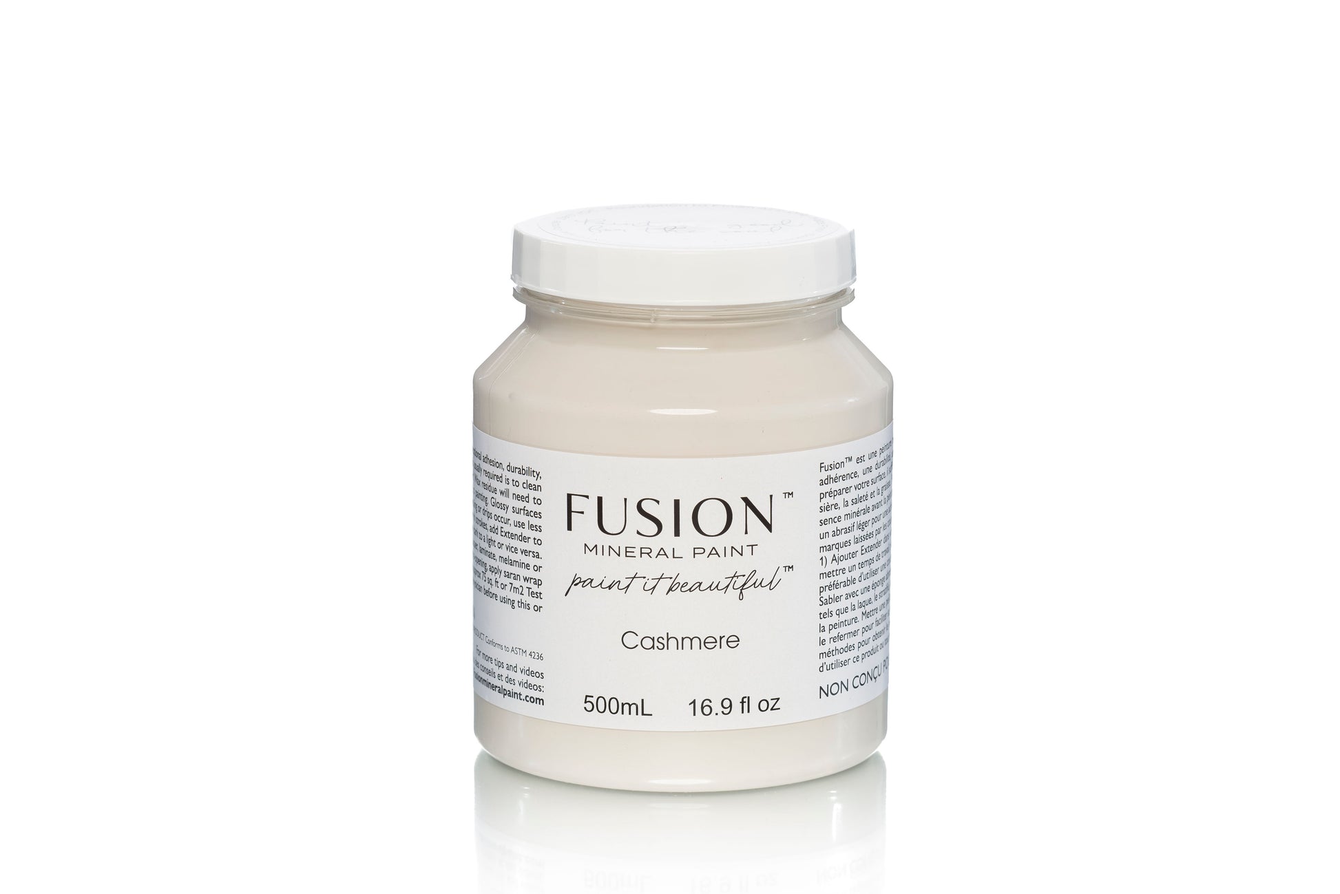 Cashmere Fusion Mineral Paint, Creamy Neutral Color| 500ml Pint Size