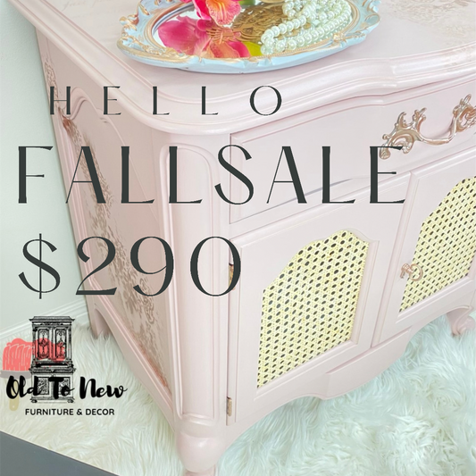 Pink End French Provincial End Table on sale  with sale price