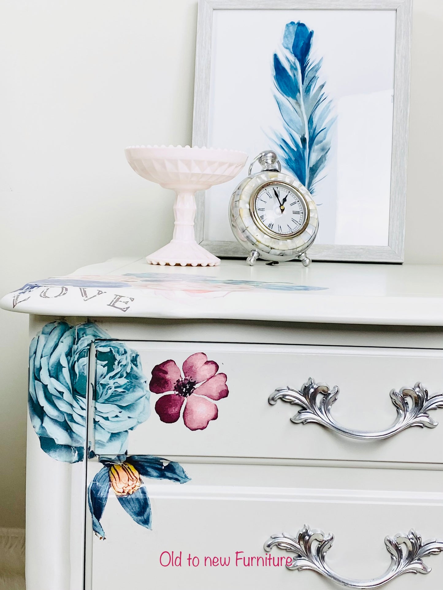 Customized Gorgeous French Provincial End Tables Painted White With Fusion Mineral Paint