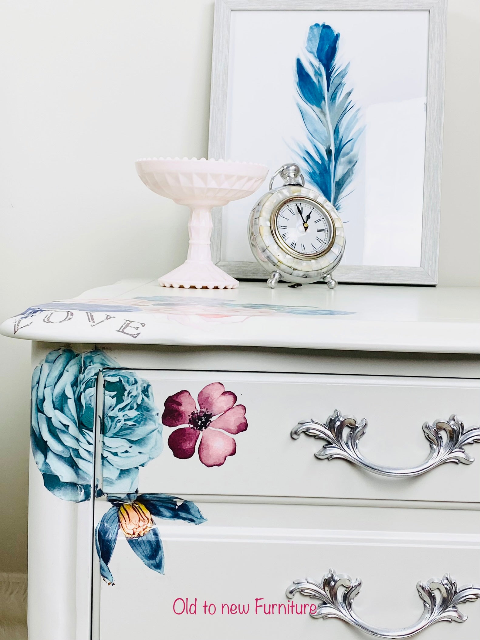 Customized Gorgeous French Provincial End Tables Painted White With Fusion Mineral Paint