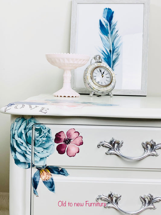 Customized Gorgeous French Provincial End Tables Painted White With Fusion Mineral Paint