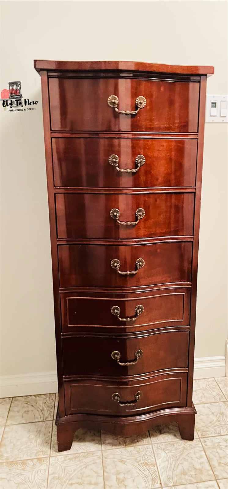 Exquisite Knechtel Lingerie Armoire Now Available; Choose A Paint Color and Customize This Lingerie Chest.