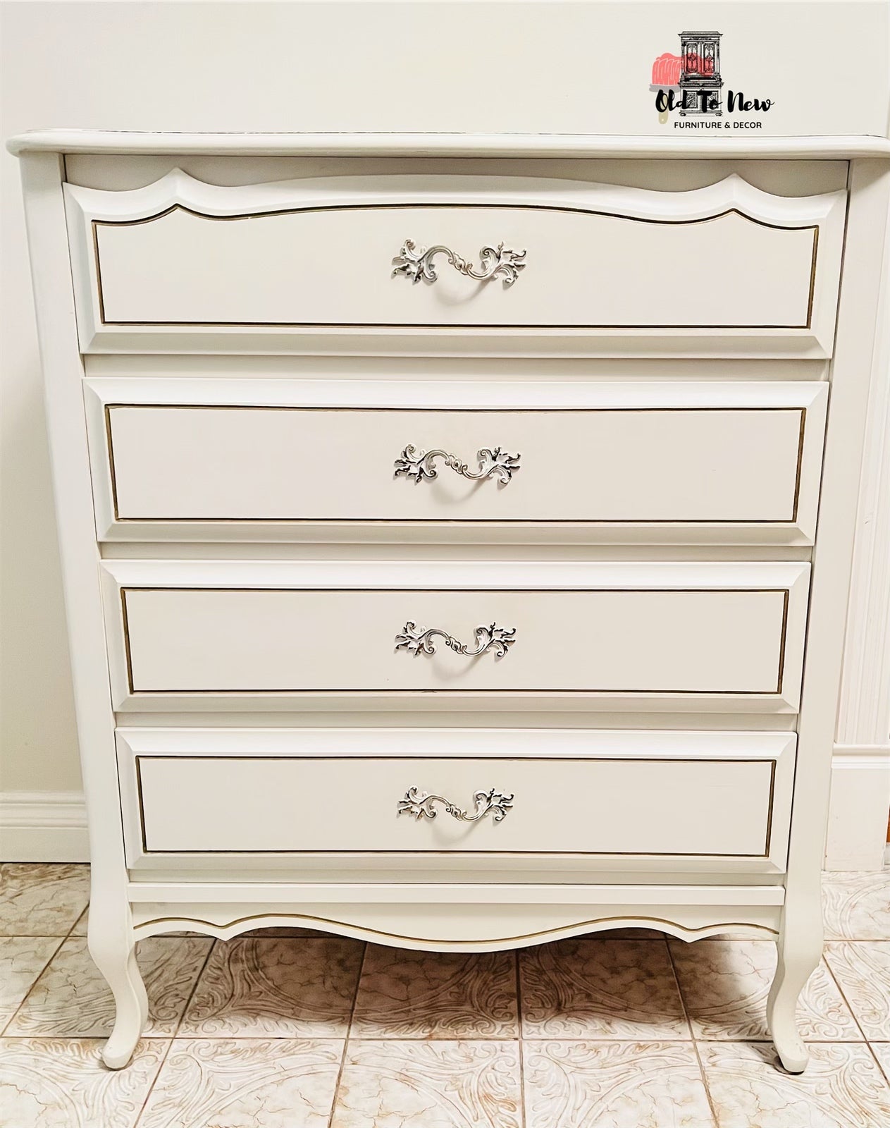 French Provincial 4 Drawer Baronet Dresser; Choose Paint Color and Cus – Old to New Furniture French Provincial 4 Drawer Baronet Dresser; Choose Paint Color and Cus – Old to New Furniture