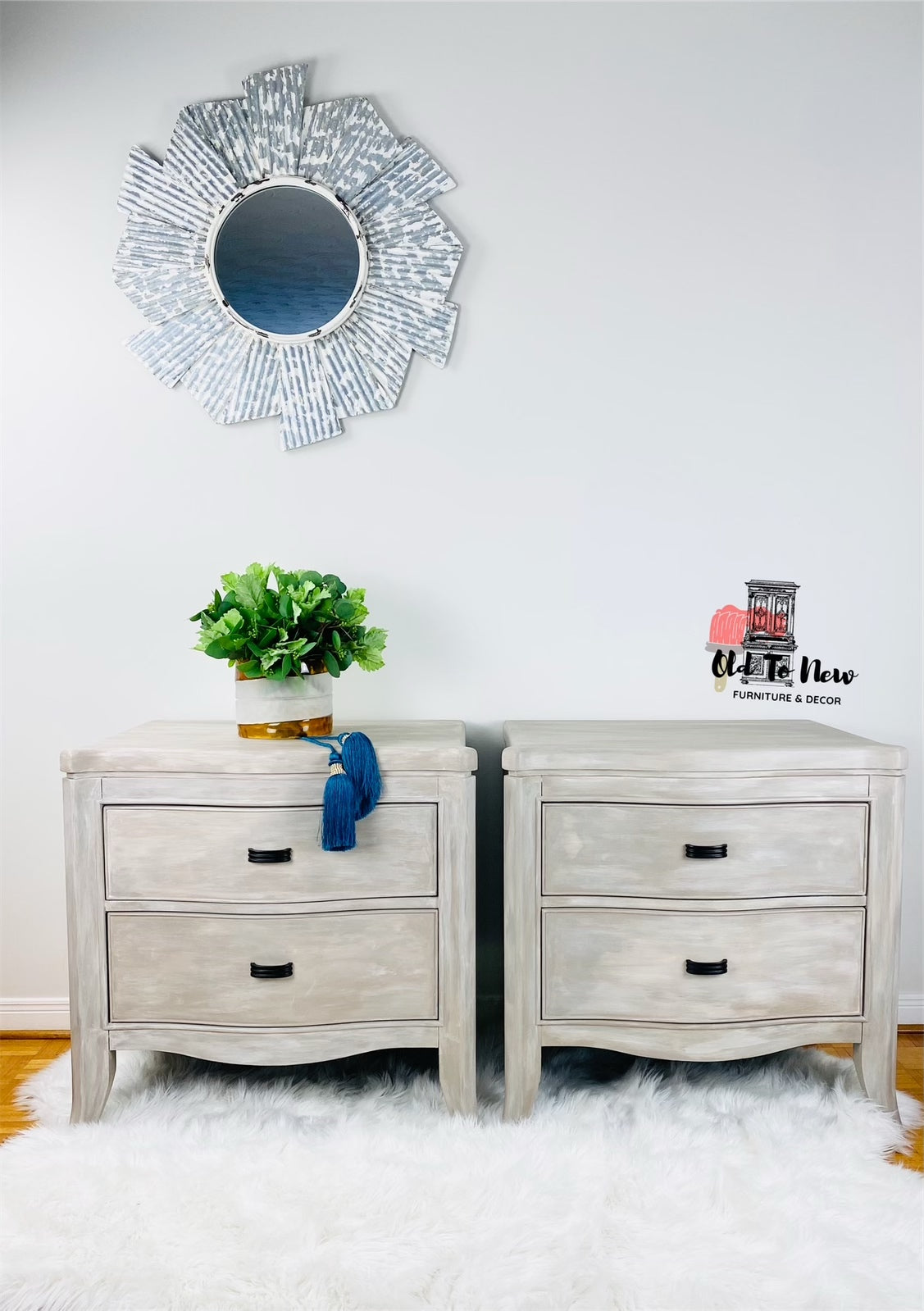 Gorgeous Refinished Modern Farmhouse Bedroom Set Painted With Annie Sloan Chalk Paint