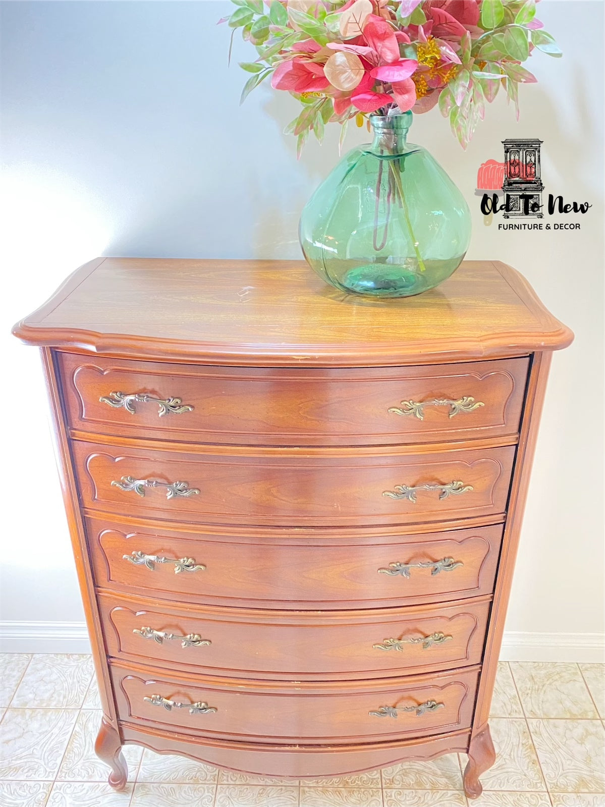 Gorgeous Antique French Provincial Dresser Armoire; Choose Your Color and Customize This Dresser.