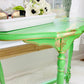 Cute Green and Gold Accent Table
