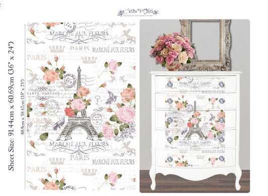 Hokus Pokus Transfer- Marche Paris Furniture Transfer - Large 1 Piece