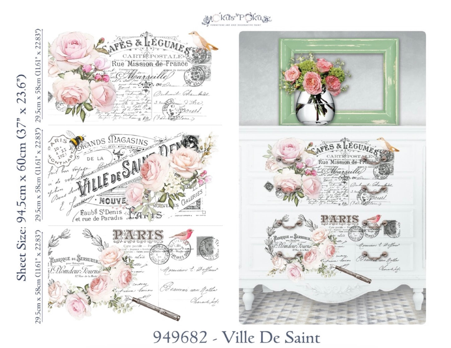 Grace on Design decoupage paper