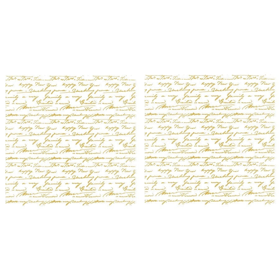 Hokus Pokus; Metallic Gold Foils – My Diary – 2 Sheets, Old to New Furniture & Decor