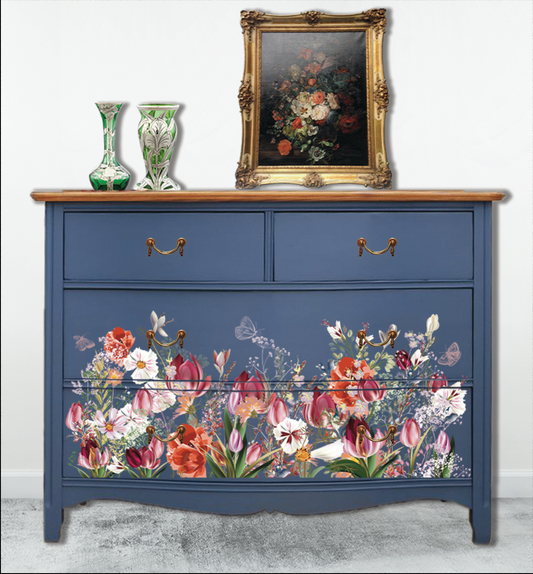 Hokus Pokus Tulip Fields Furniture Image Transfer