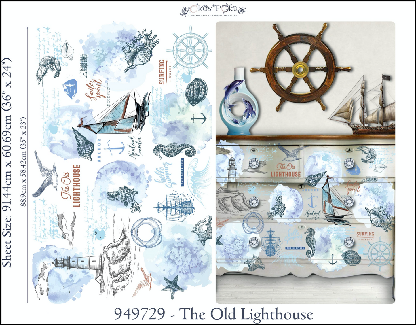Hoksu Pouks Old Light House Image Transfer | Old to New Furniture & Decor . Toronto  Ont.