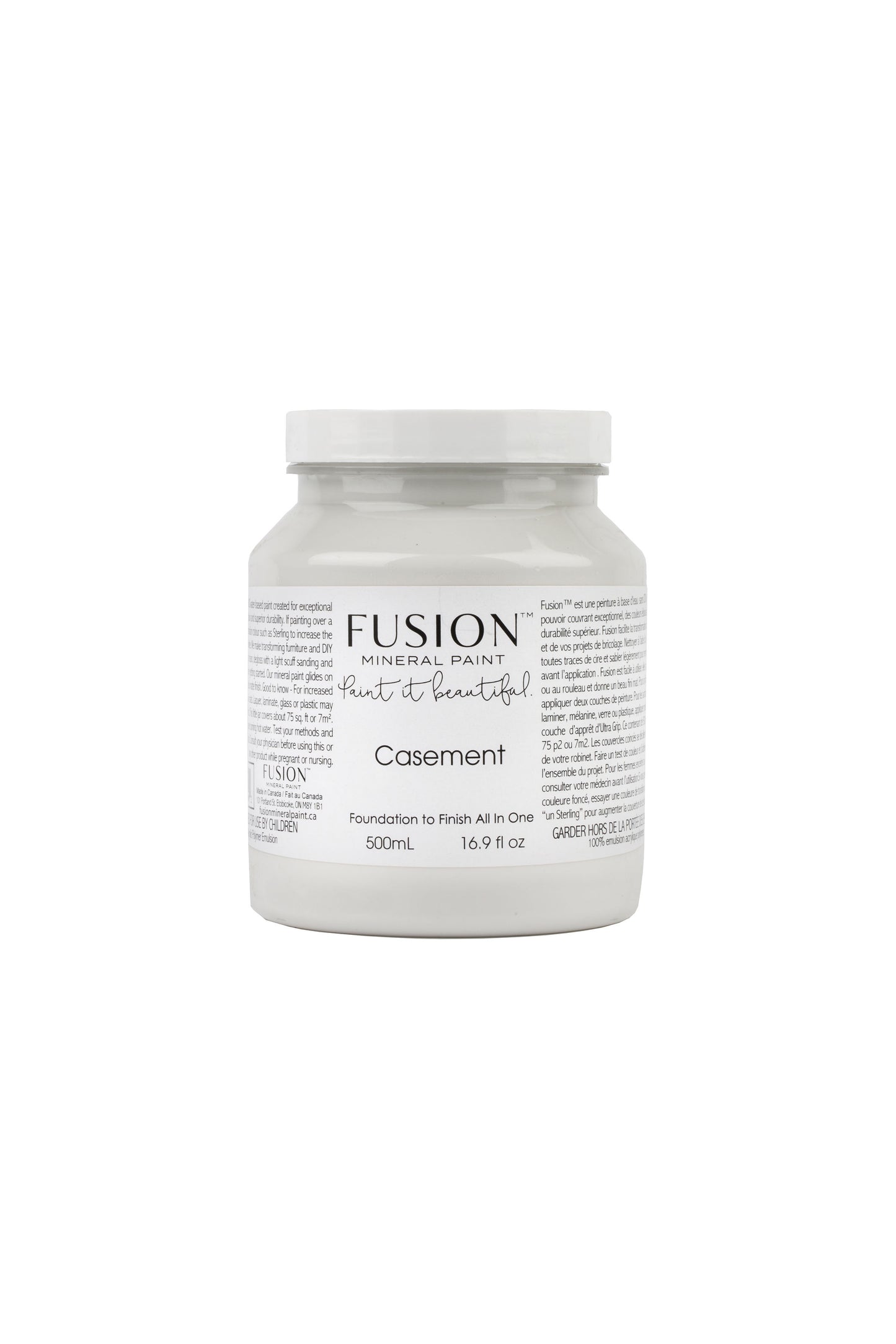 Casement Fusion Mineral Paint, Warm White Paint | 500ml Pint Size
