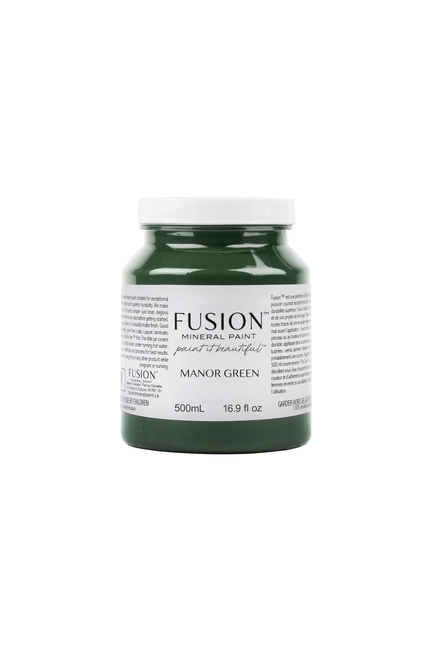 Manor Green Fusion Mineral Paint| 500ml Pint Size