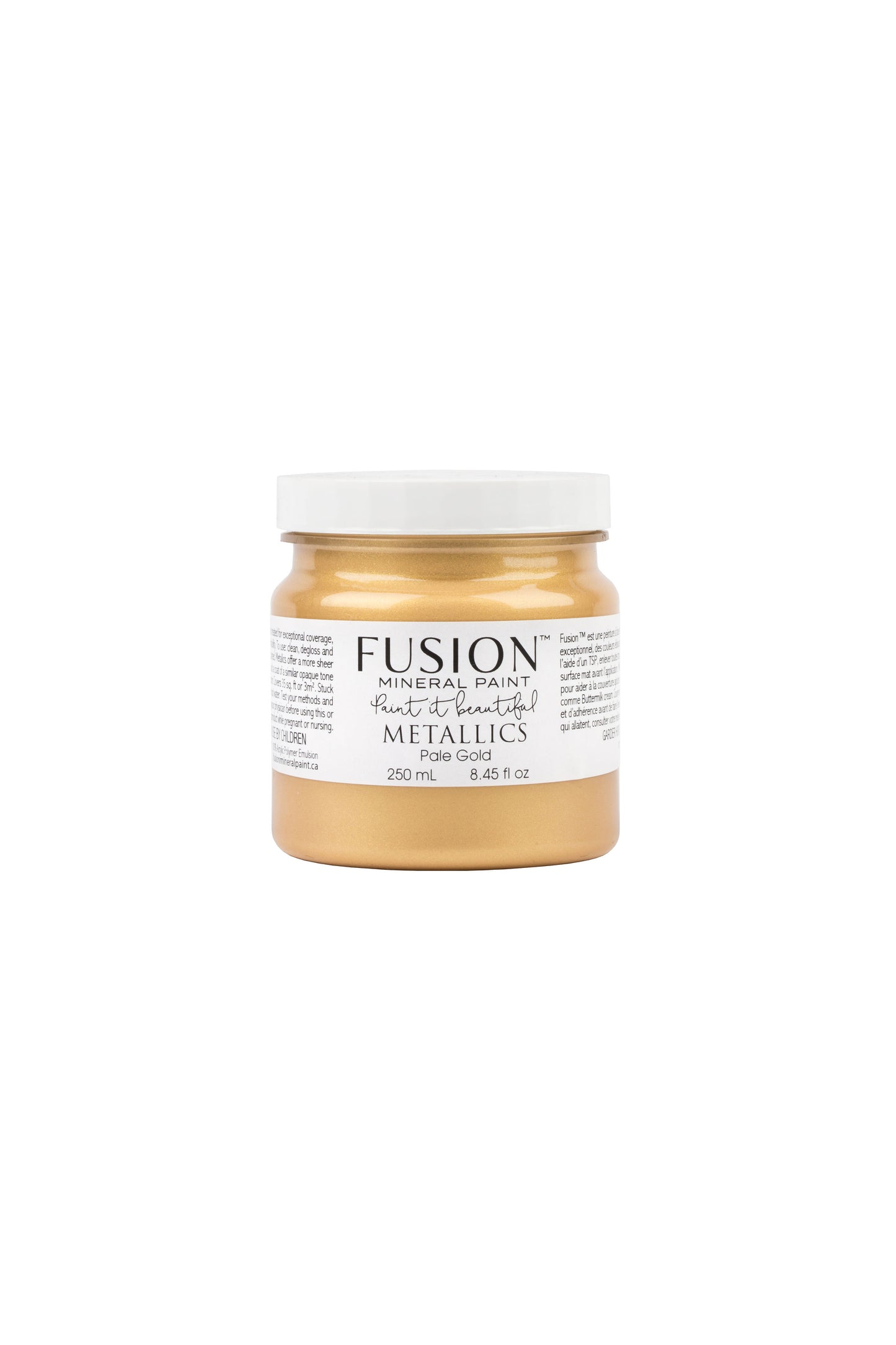 Fusion Metallics, Pale Gold - 250 ml, Old to New Furniture