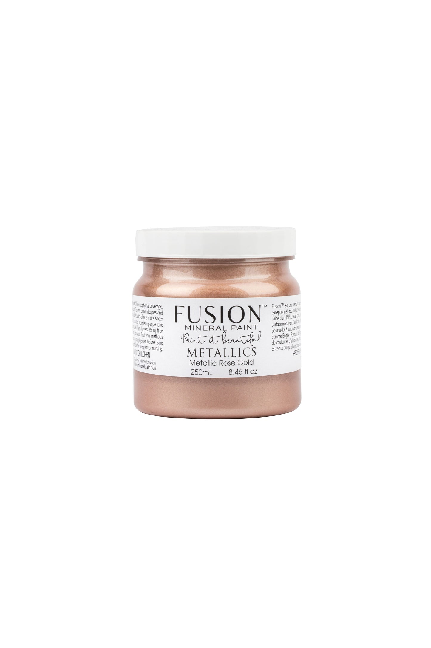 Fusion Metallics, Metallic Rose Gold - 250 ml, Old to New Furniture