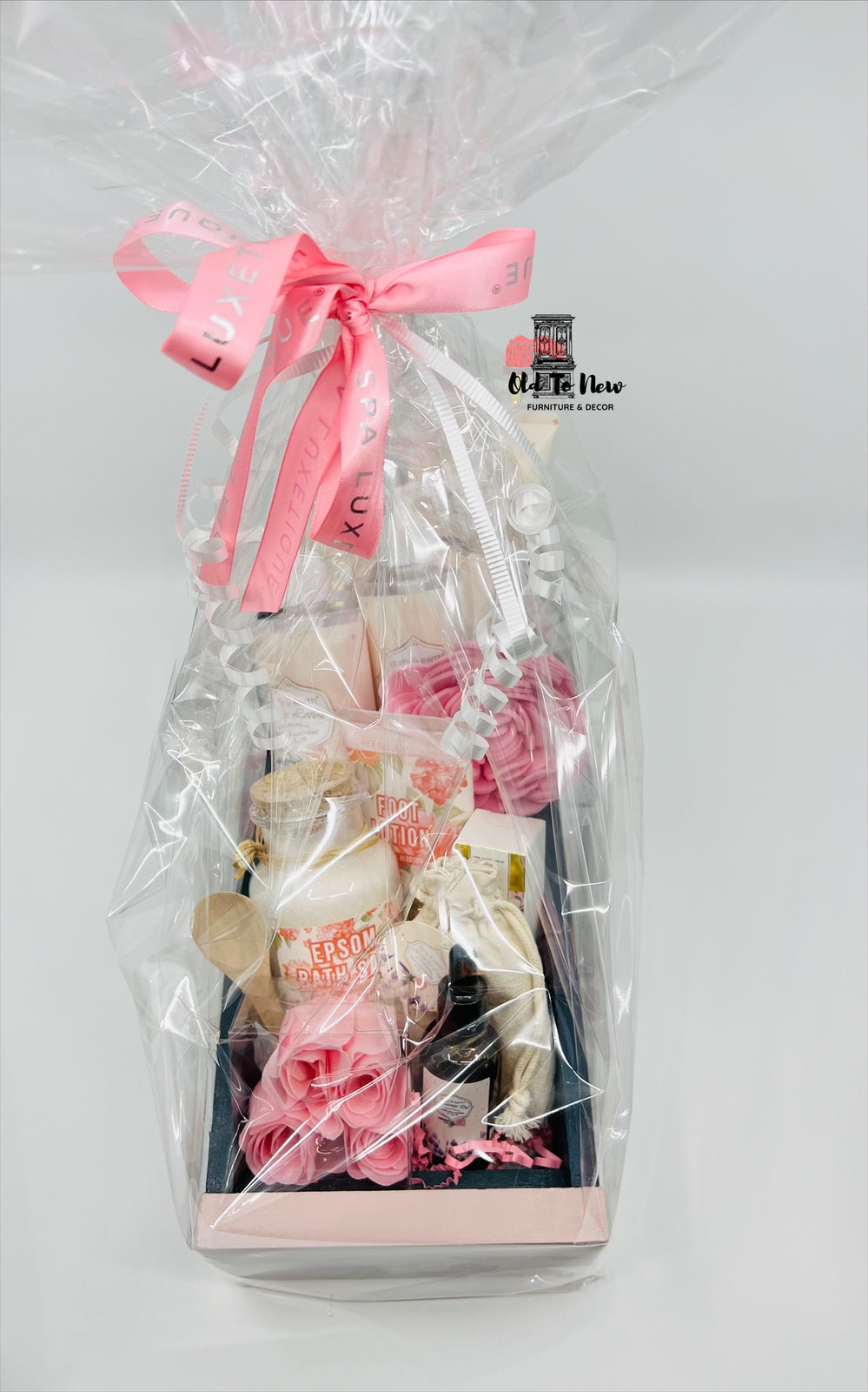 Spa Gift Basket, Mothers Day Birthday, Get Well Soon, Anniversary Gift, Hostess Gift, Housewarming gift, Old to New Furniture & Decor