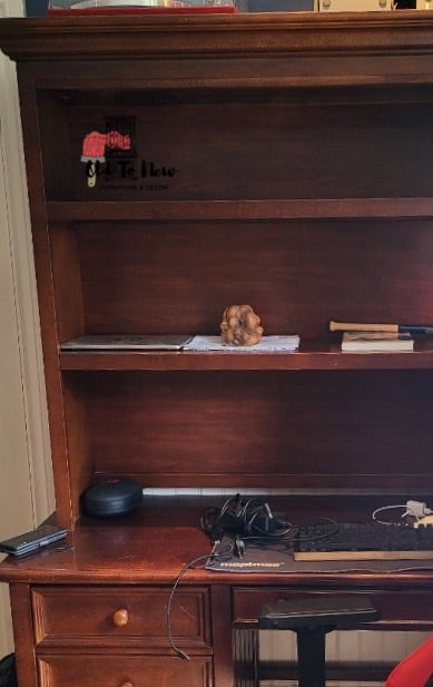 Desk & Book Shelf Painted with Little Lamb from Fusion Mineral Paint