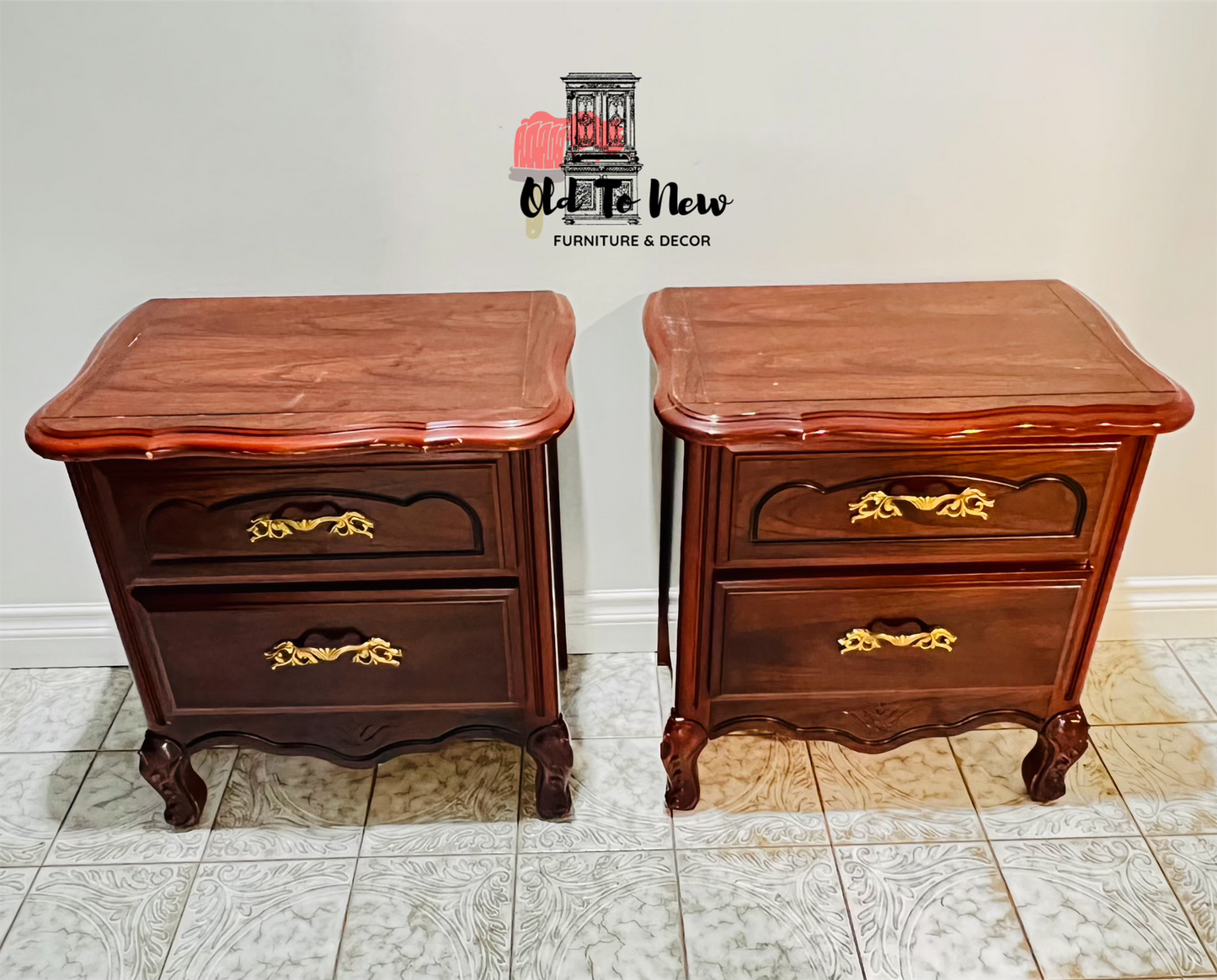 French Provincial 2 Drawer End tables  Toronto