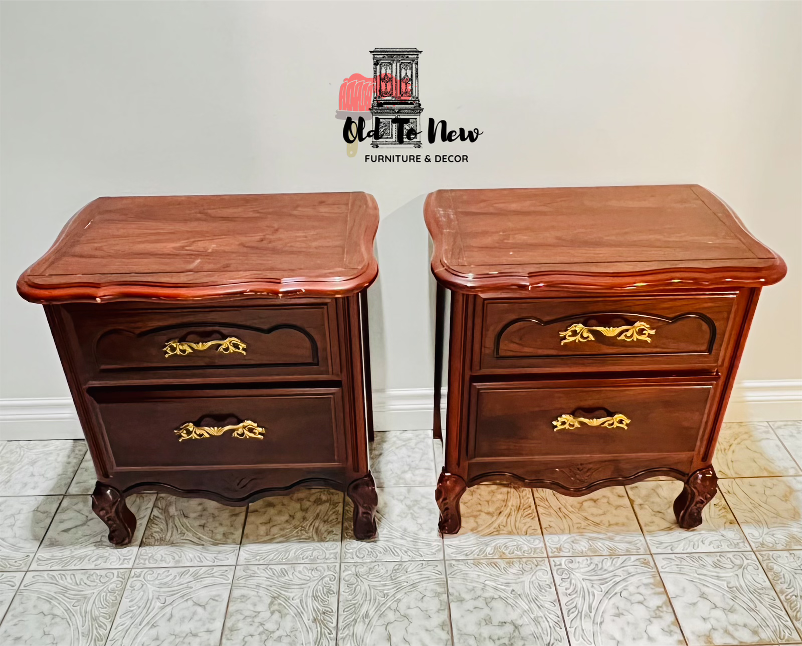 French Provincial 2 Drawer End tables  Toronto