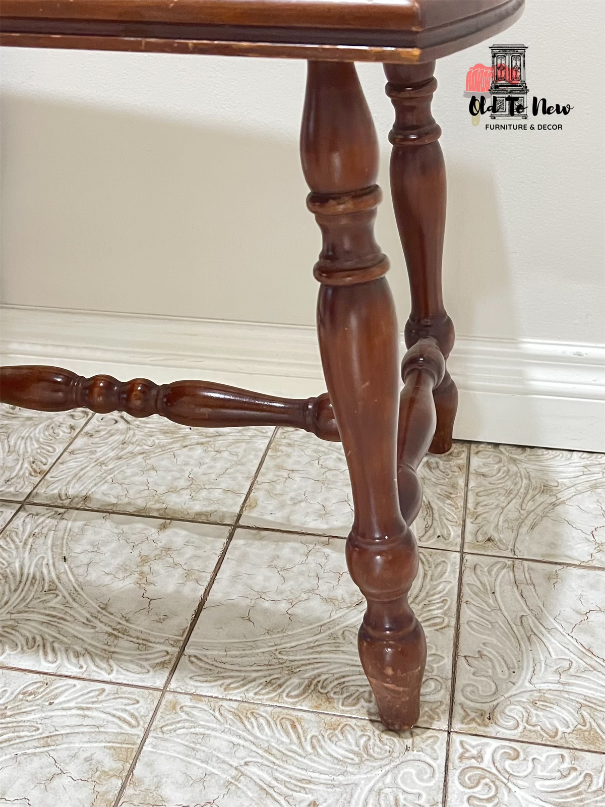 Spindle Legs | Rattan Cane Table