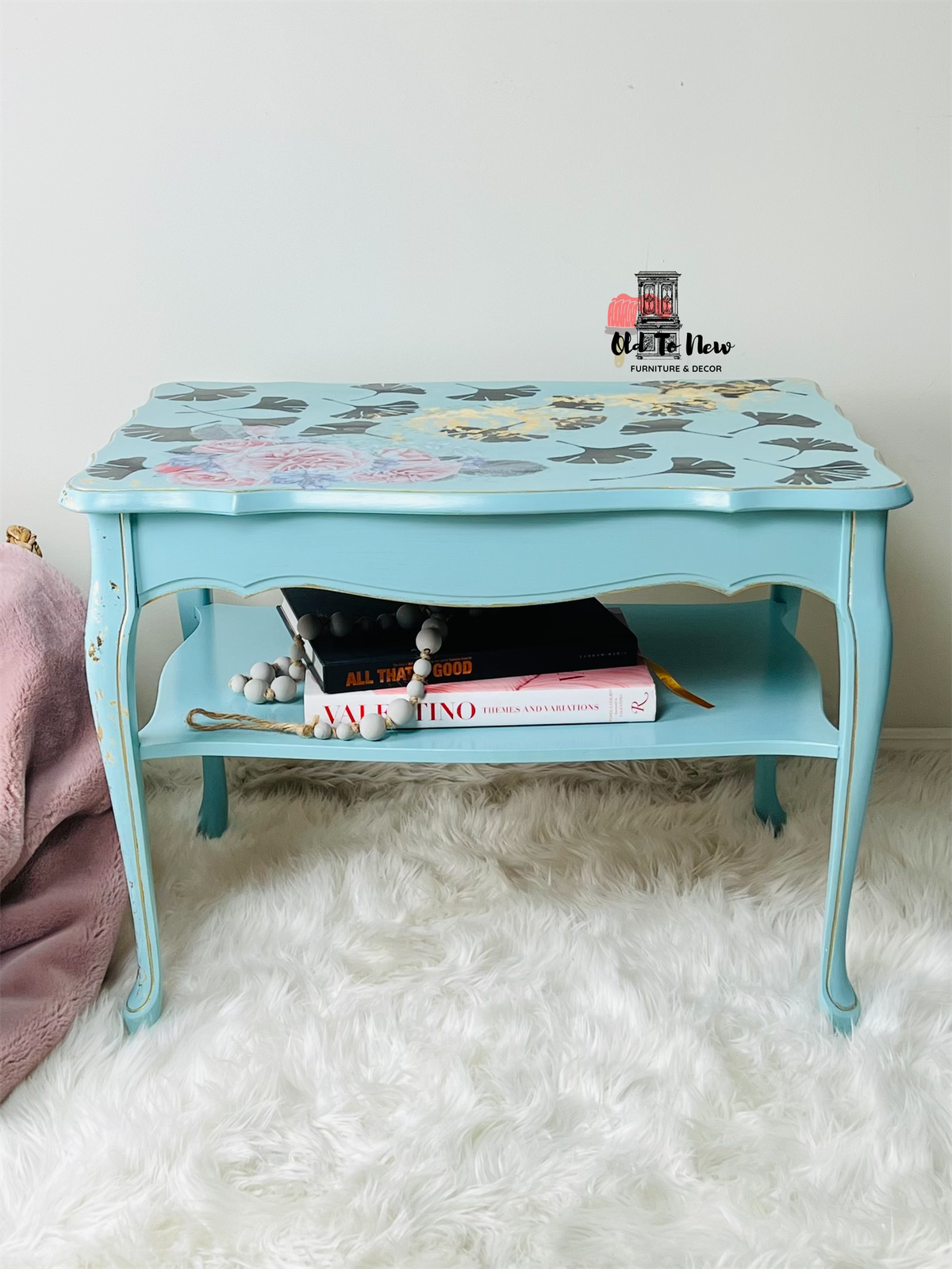 Blue Table, Old to New Furniture & Decor, Canadian Furniture