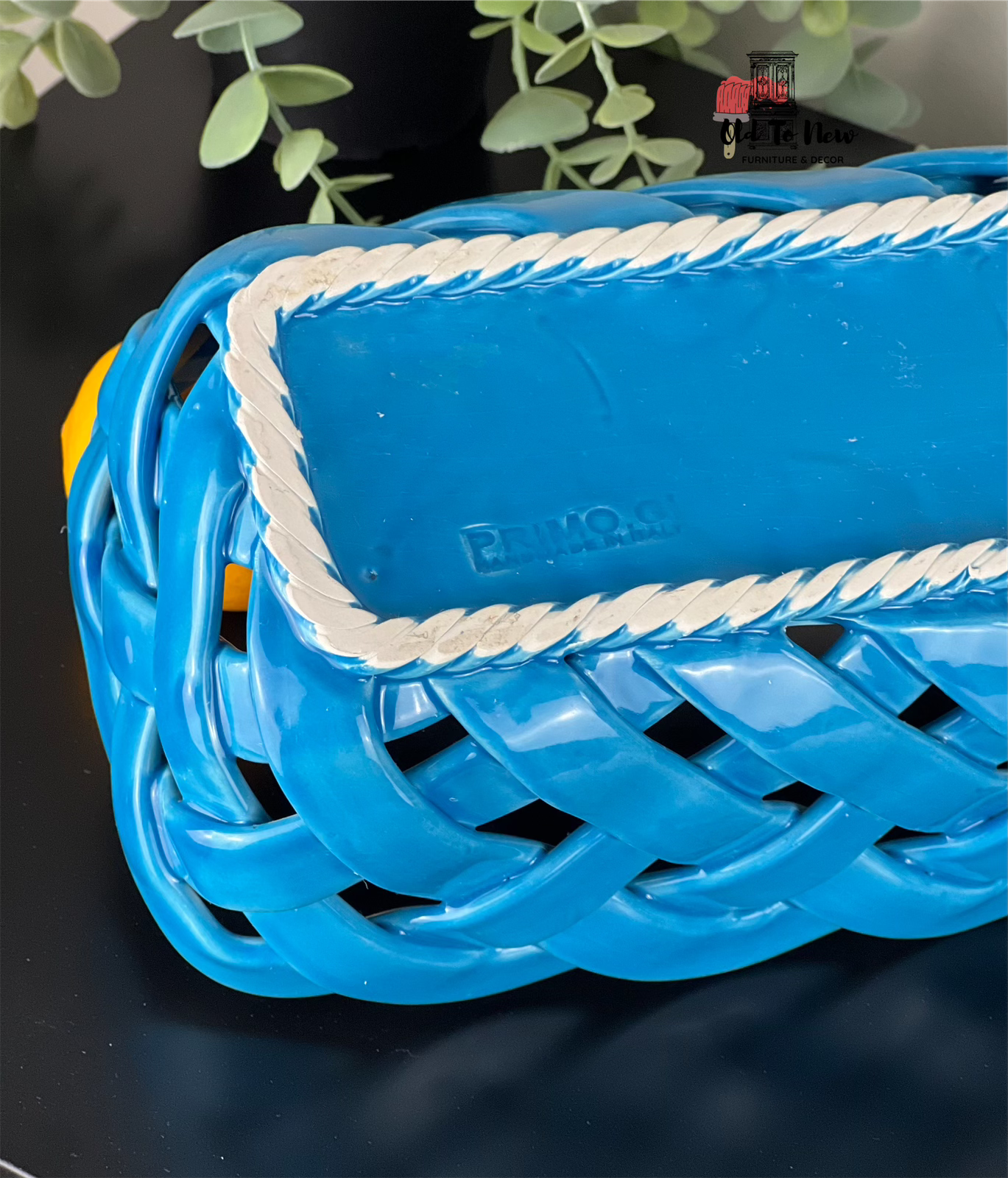 Primo'Gi Woven Basket, Ceramic, Home Decor, Old to New Furniture and Decor