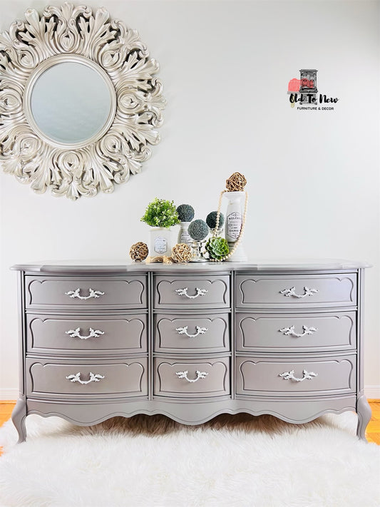 Traditional Style with a Modern Twist A French Provincial Dresser Updated at oldtonewfurniture.ca