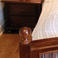 Customized Exquisite Bedroom Headboard Footboard Drawers Panted with Little Lamb from Fusion Mineral Paint