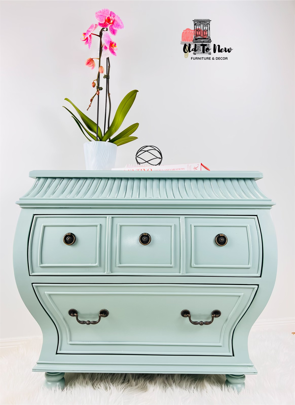 Unfinished top bombay chest
