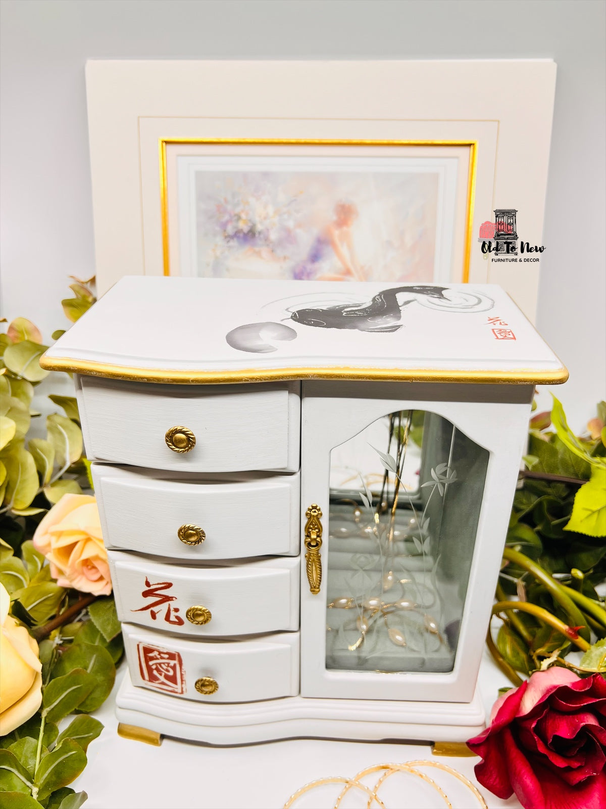 Large Jewelry Box, Old to New Furniture & Decor