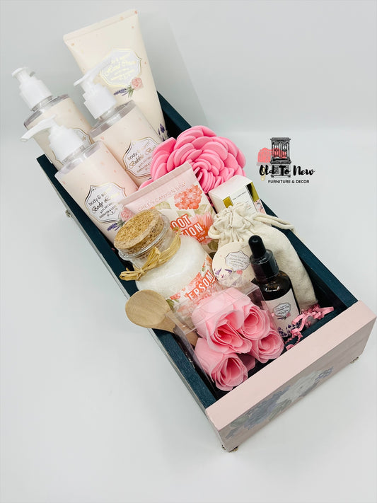 Rosewater Lavender Gift Box, Mothers Day, Birthday, Housewarming, gift for her, Get Well Soon Gift, Old to New Furniture & Decor
